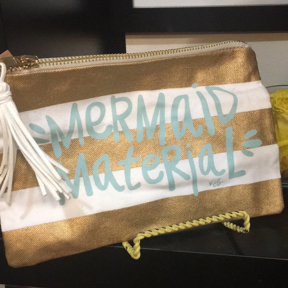 Collins “Mermaid Material” Makeup Pouch